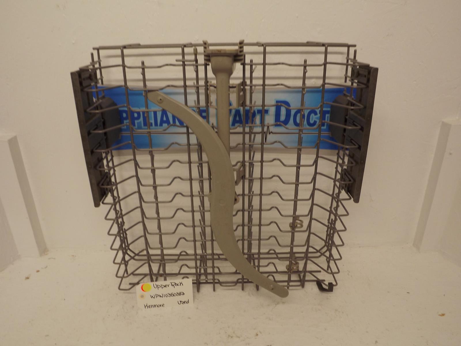 Kenmore Dishwasher WPW10350382 Upper Rack Used Kenmore Dishwasher WPW10350382 Upper Rack Used